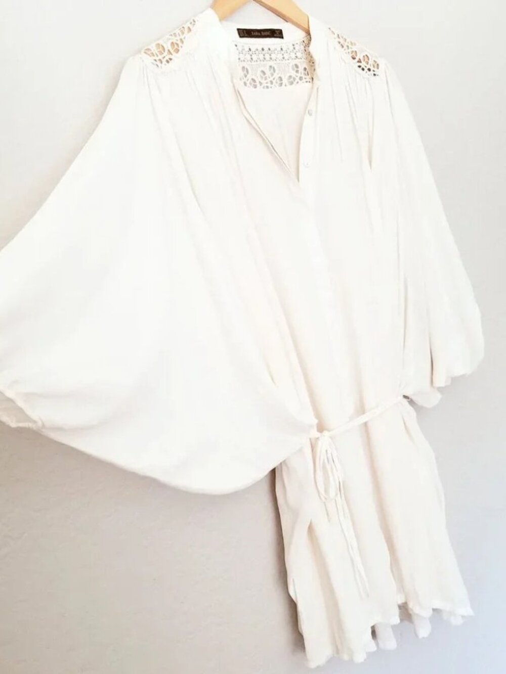 Dress, Tunic - Zara Cream Crochet